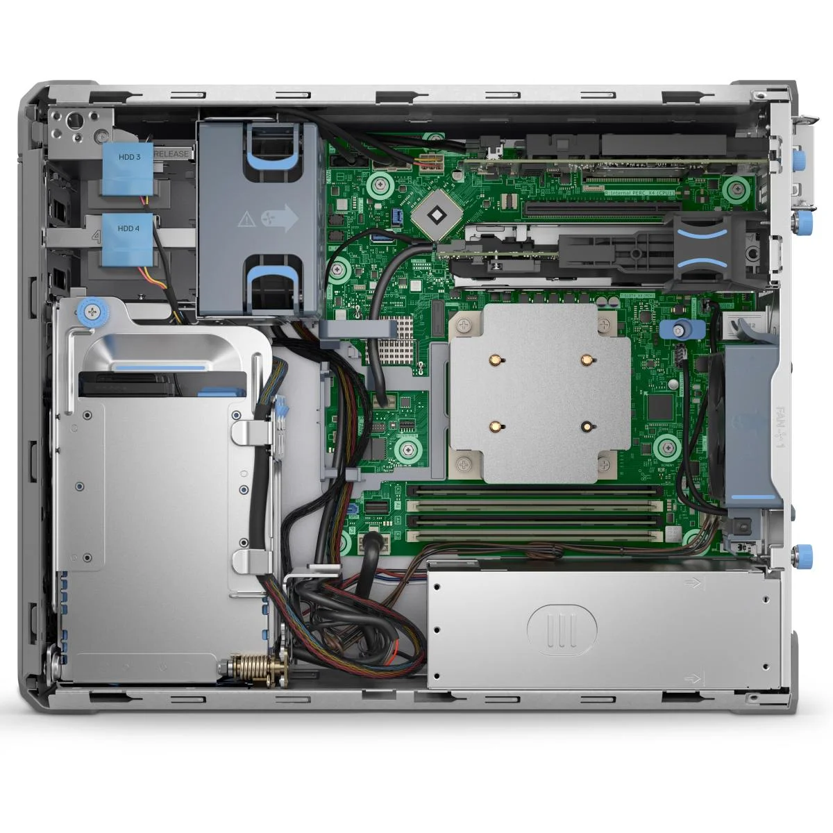 سيرفر برجي Dell PowerEdge T160 بمعالج Intel Xeon 6 6315P، ذاكرة 16GB DDR5 ECC، قرص 2TB HDD، مزود طاقة 300W - Image 3