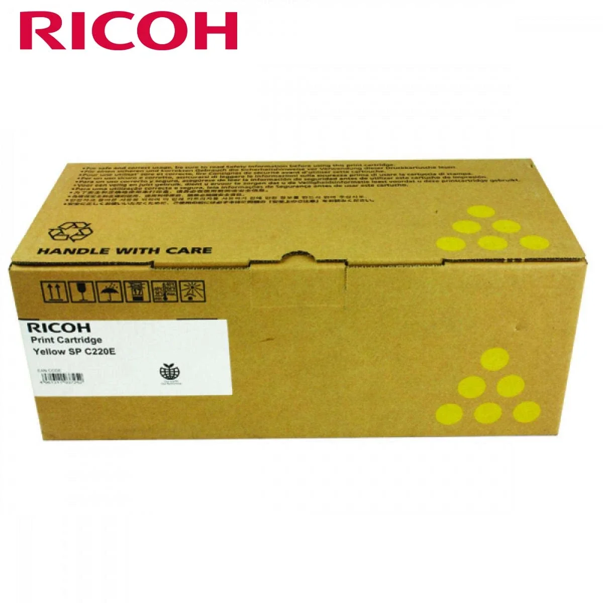 خرطوشة تونر ليزر Ricoh 406055 أصلية باللون الأصفر