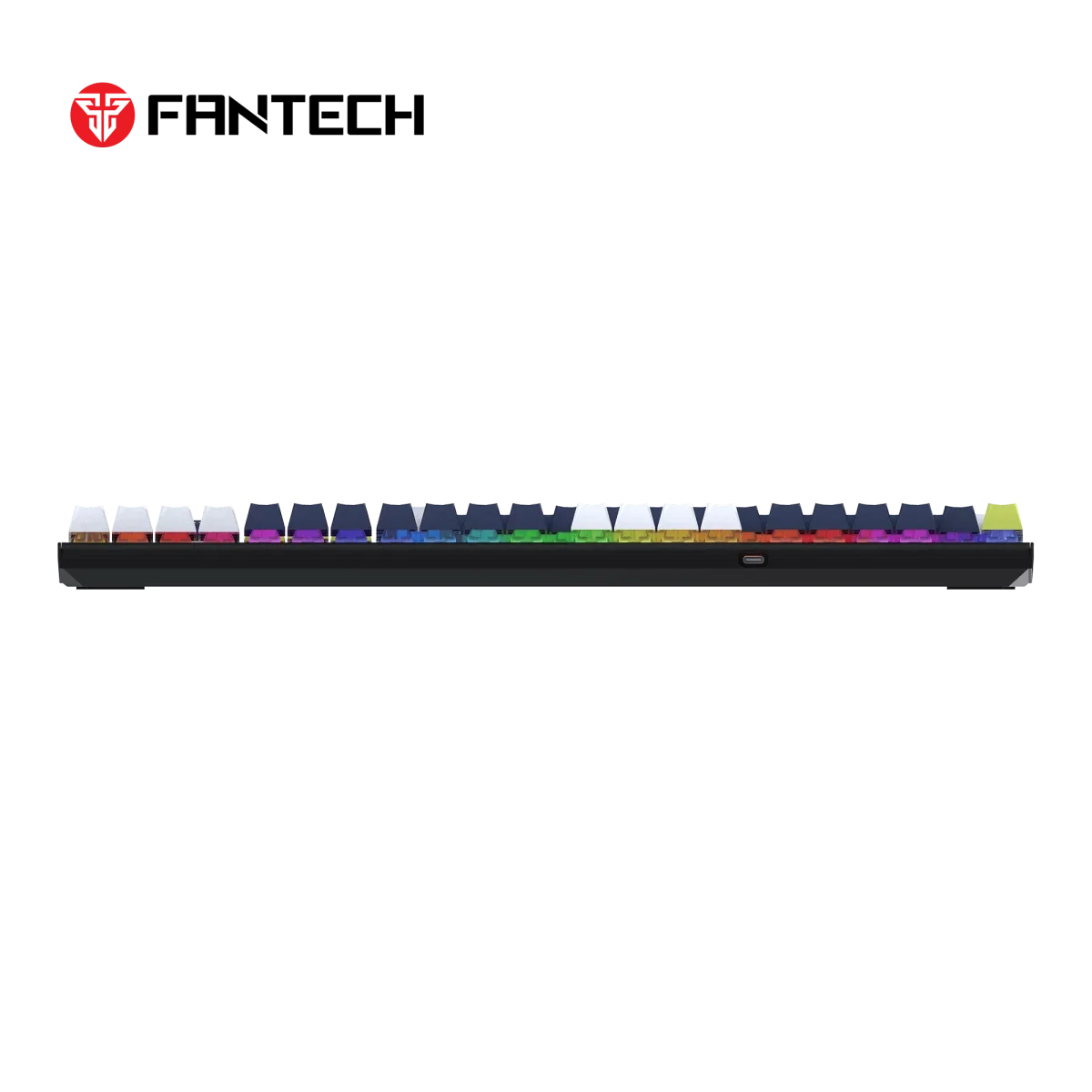 Fantech Mechanical Wired Keyboard White/Blue with Taro Switch - ATOM104S MORI MK878S - Image 4