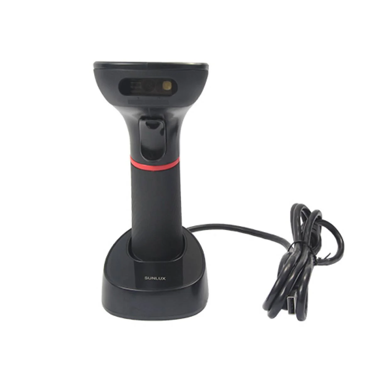 ماسح باركود SUNLUX XL-9610 لاسلكي ثنائي الأبعاد مع Bluetooth و2.4G وقاعدة شحن - Image 4