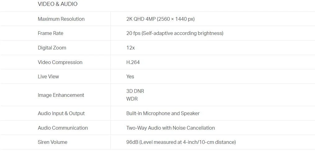 كاميرا مراقبة TP-LINK Tapo C120 واي فاي داخلية وخارجية 2K QHD IP66 - Image 11