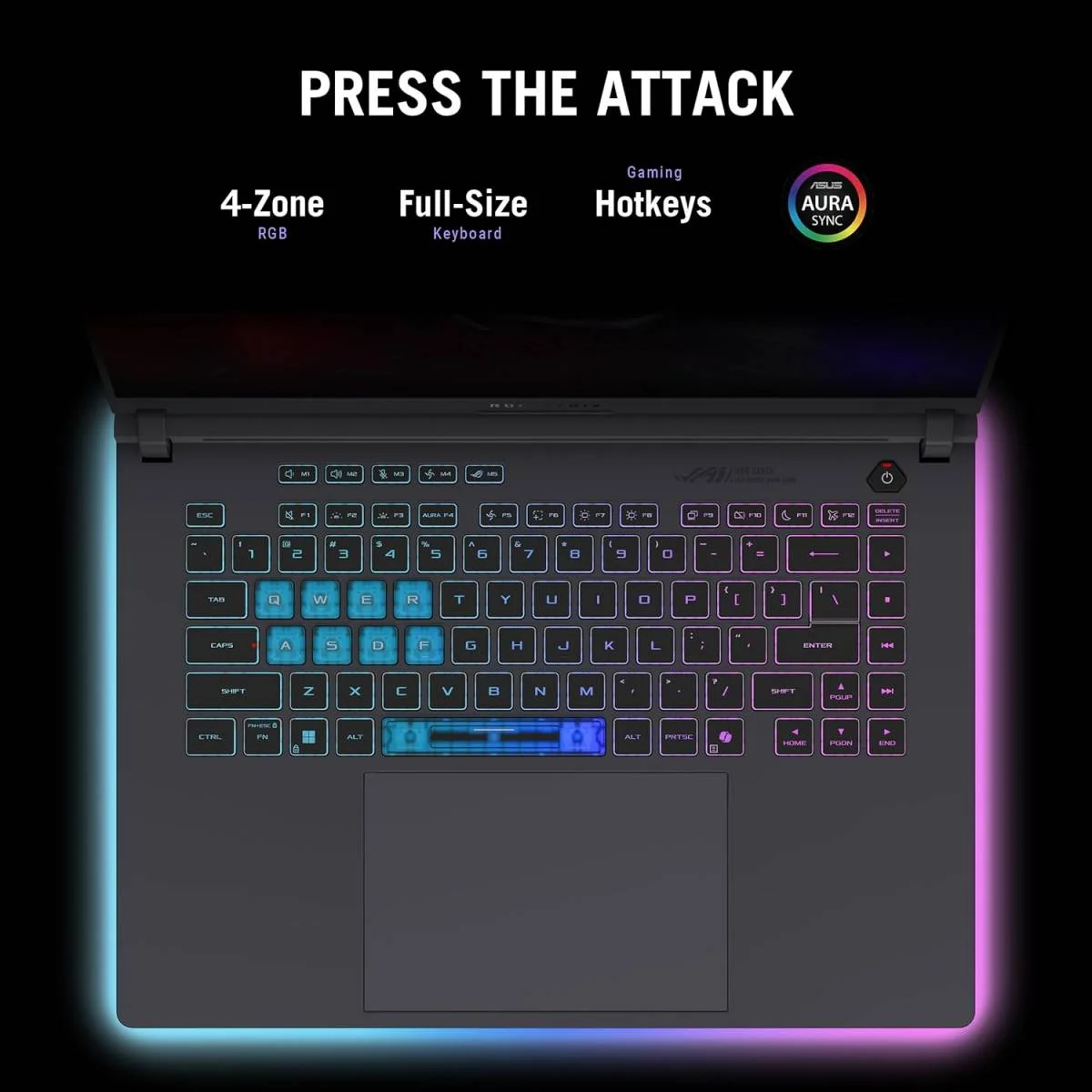 لابتوب ألعاب ASUS ROG Strix G16، 16 إنش 2.5K 240 هرتز IPS، Core Ultra 9 275HX، RTX 5080، رام 32GB، SSD 1TB، Volt Green - Image 4