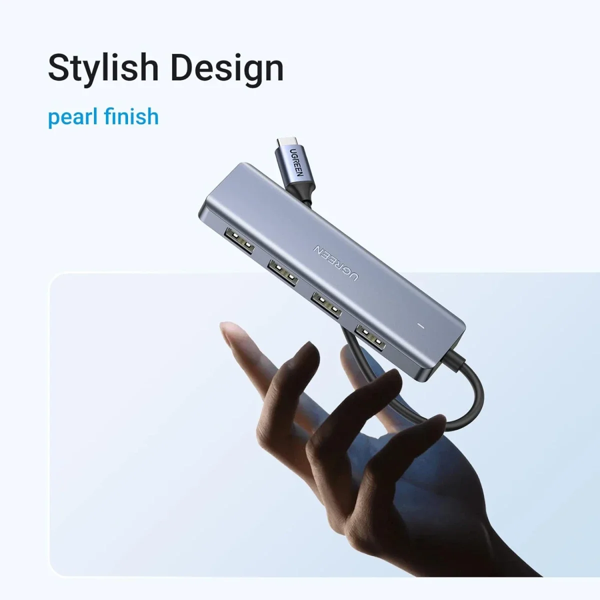 موزع Ugreen USB-C إلى 4 منافذ USB 3.0 بسرعة 5Gbps - Thumbnail 6