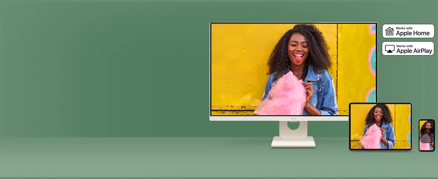 شاشة LG 27SR50F-W ذكية MyView مقاس 27 إنش FHD IPS مع webOS وسماعات مدمجة - Image 10