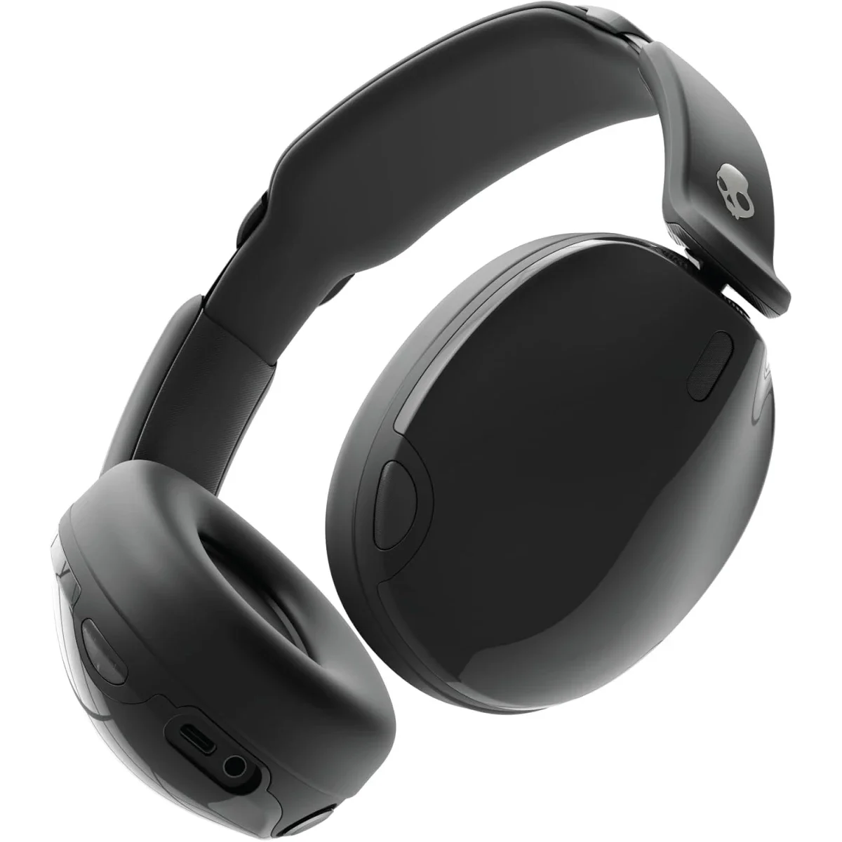 سماعات رأس Skullcandy Hesh 540 ANC لاسلكية فوق الأذن بتقنية Bluetooth وصوت THX Spatial Audio وبطارية حتى 65 ساعة - أسود حقيقي