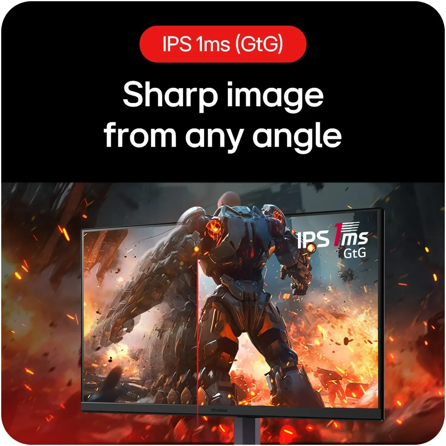 LG UltraGear 32GS75Q-B 32-inch QHD IPS 180Hz 1ms Gaming Monitor - Image 5