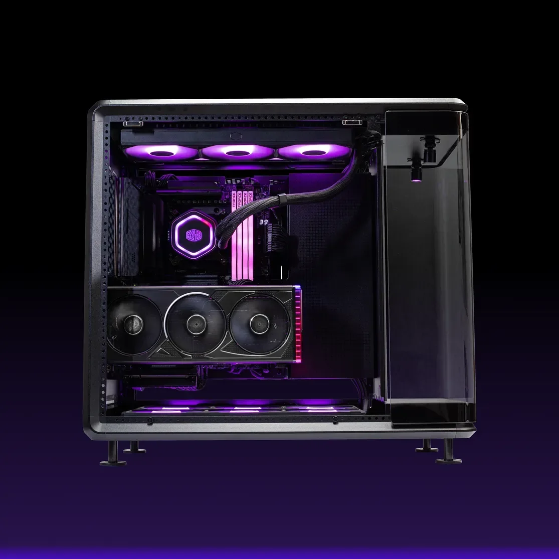 Cooler Master MasterFrame 360 STAGE LCD Open-Frame ATX Mid-Tower PC Case - Thumbnail 16