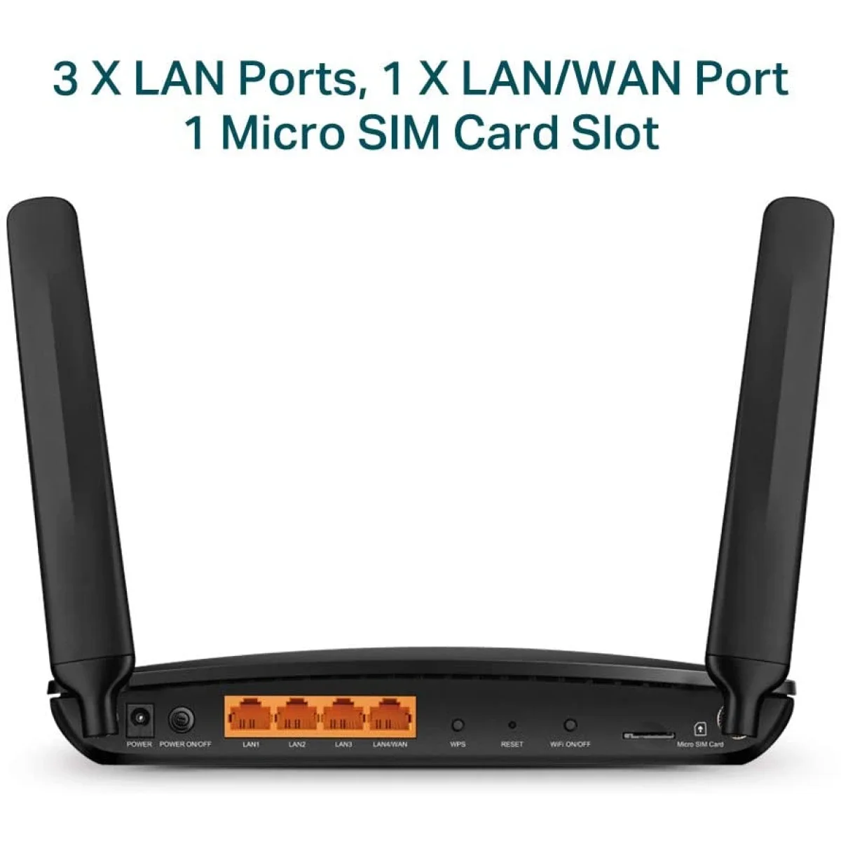 راوتر TP-LINK Archer MR600 AC1200 واي فاي 4G+ ثنائي النطاق مع منفذ SIM - Image 3