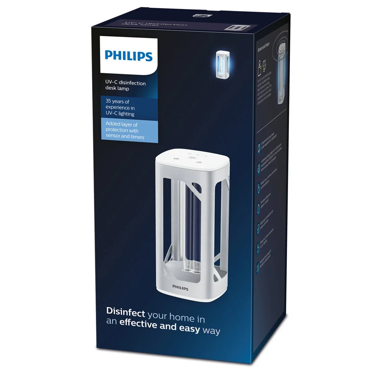 مصباح تعقيم مكتبي UV-C من Philips للمنزل والاماكن داخليه والفنادق والسفر