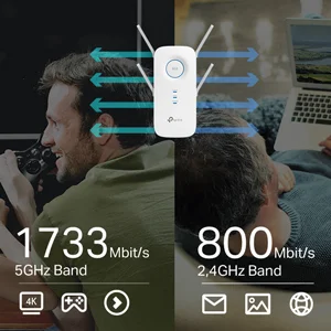 مقوي شبكة TP-LINK RE650 AC2600 مزدوج النطاق Wi‑Fi مع منفذ جيجابت - Image 9
