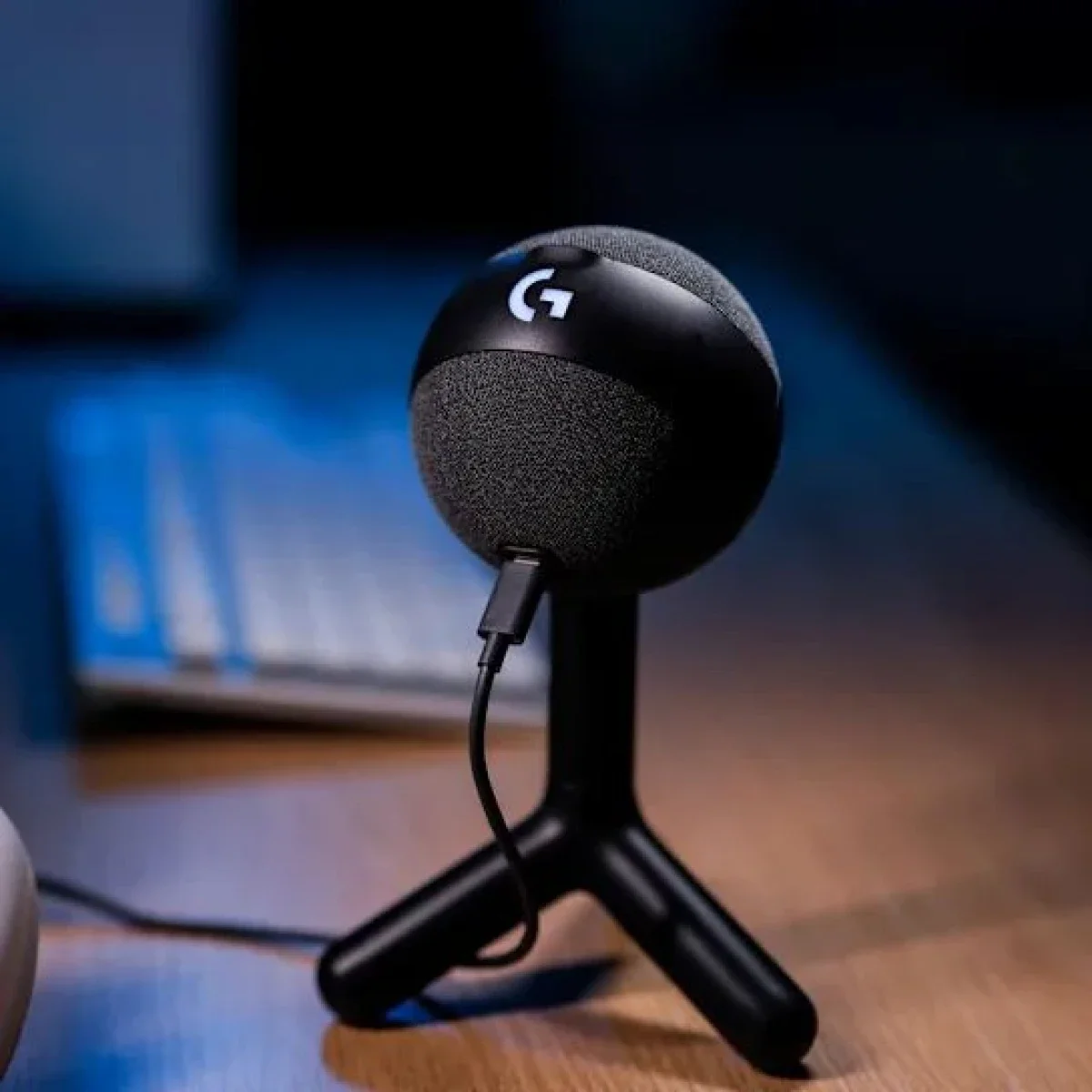 ميكروفون ألعاب Logitech G Yeti Orb RGB USB باللون الأسود - Thumbnail 4