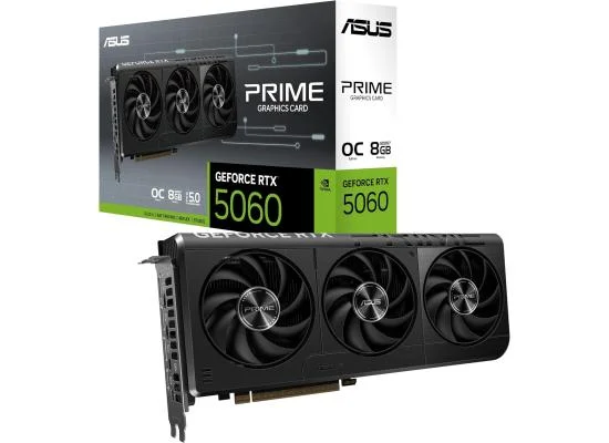 ASUS PRIME GeForce RTX 5060 OC Edition 8GB GDDR7 Graphics Card - Thumbnail 3