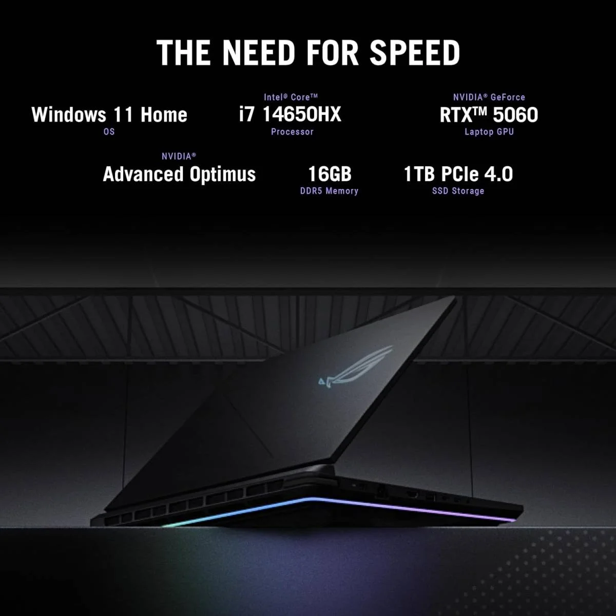 Asus ROG Strix G18 18-inch 2.5K 240Hz IPS-Level Gaming Laptop, Core Ultra 9 275HX, RTX 5070 Ti, 16GB RAM, 1TB SSD, Volt Green - Image 11