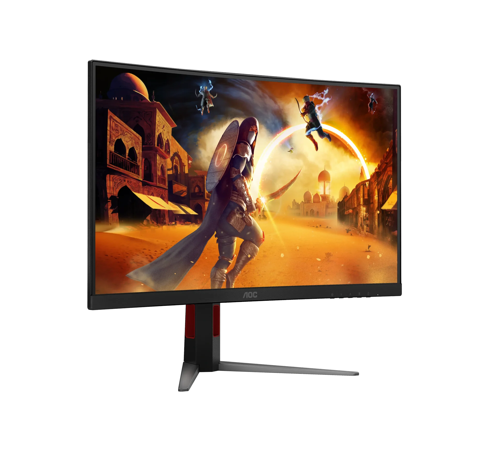 AOC CQ27G4ZH 27-inch QHD 2K 300Hz 0.3ms Curved Gaming Monitor - Thumbnail 2