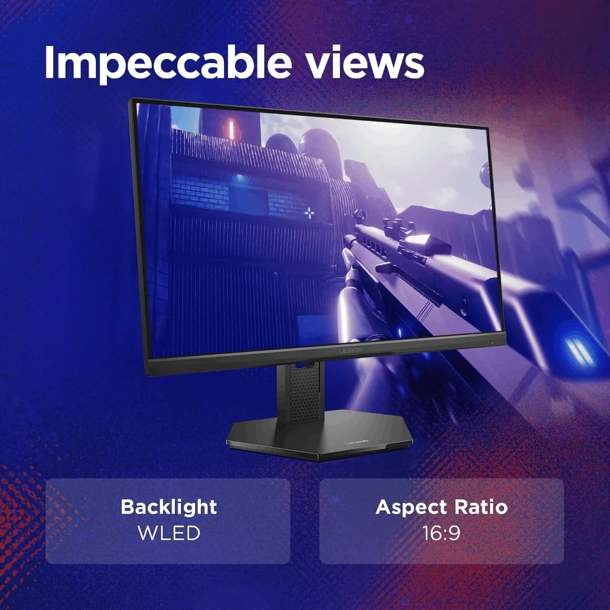 شاشة ألعاب Lenovo Legion 25-10 مقاس 24.5 إنش FHD IPS بتردد 320 هرتز وزمن استجابة 0.5 مللي ثانية HDR10 - Thumbnail 5