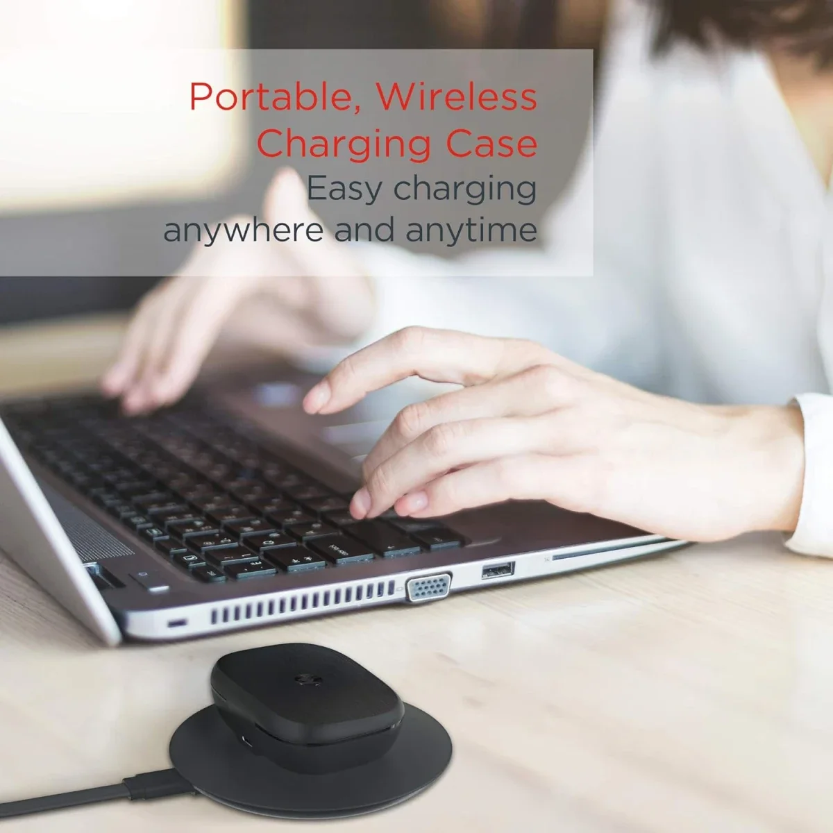 Motorola VerveBuds 800 True Wireless Earbuds with Bluetooth 5.0, IPX4 and Charging Case - Thumbnail 3