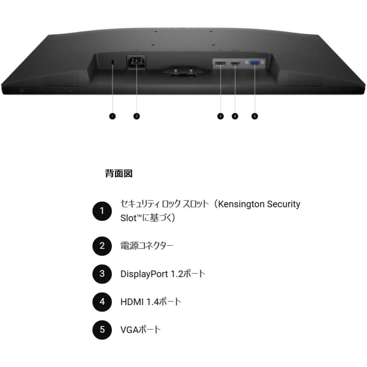شاشة Dell E2425HM أساسية 24 إنش FHD IPS بتردد 100 هرتز، أسود - Image 3