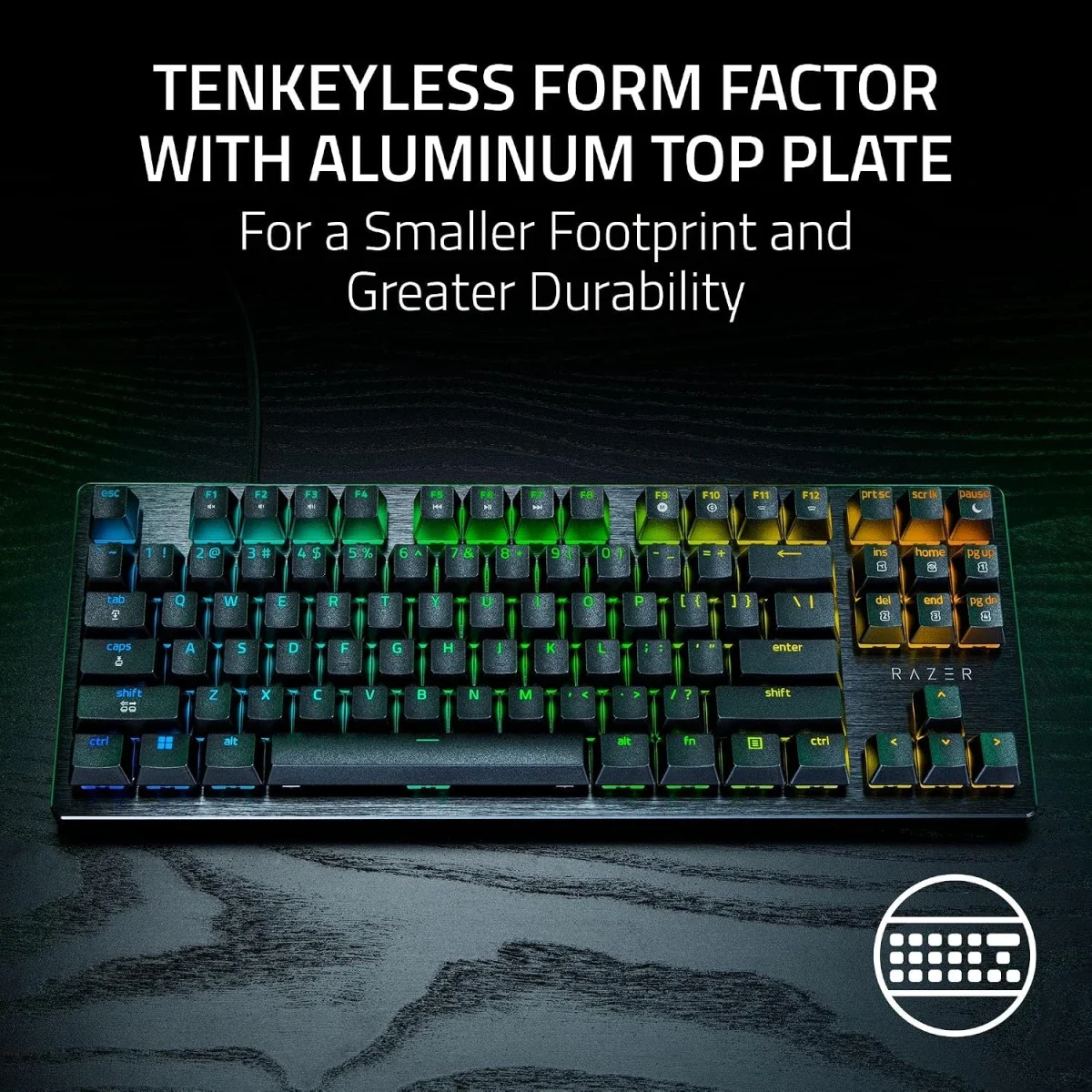 Razer Huntsman V3 HE Magnetic Mini 65% 8KHz Gaming Keyboard - Arabic / English - Image 4