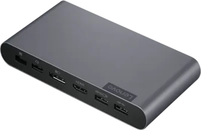 محطة إرساء Lenovo USB-C Universal Business Dock مع شحن 65W ومنفذ DisplayPort 1.4 وHDMI 2.0 و3 منافذ USB-A و2 USB-C - Image 8