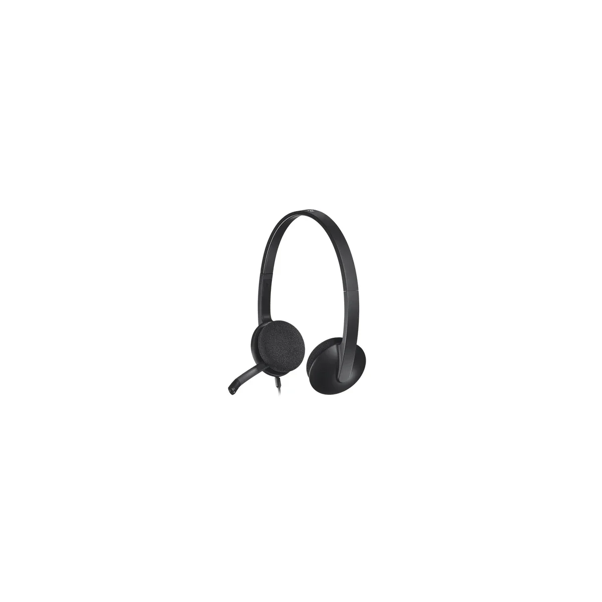 سماعة رأس Logitech H340 ستيريو سلكية USB مع ميكروفون عازل للضوضاء