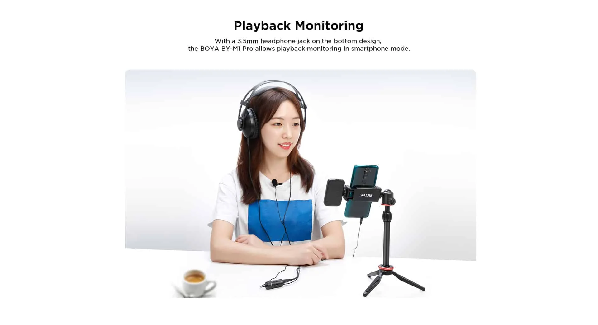 Boya BY-M1 Omnidirectional Lavalier Microphone 3.5mm - Thumbnail 5