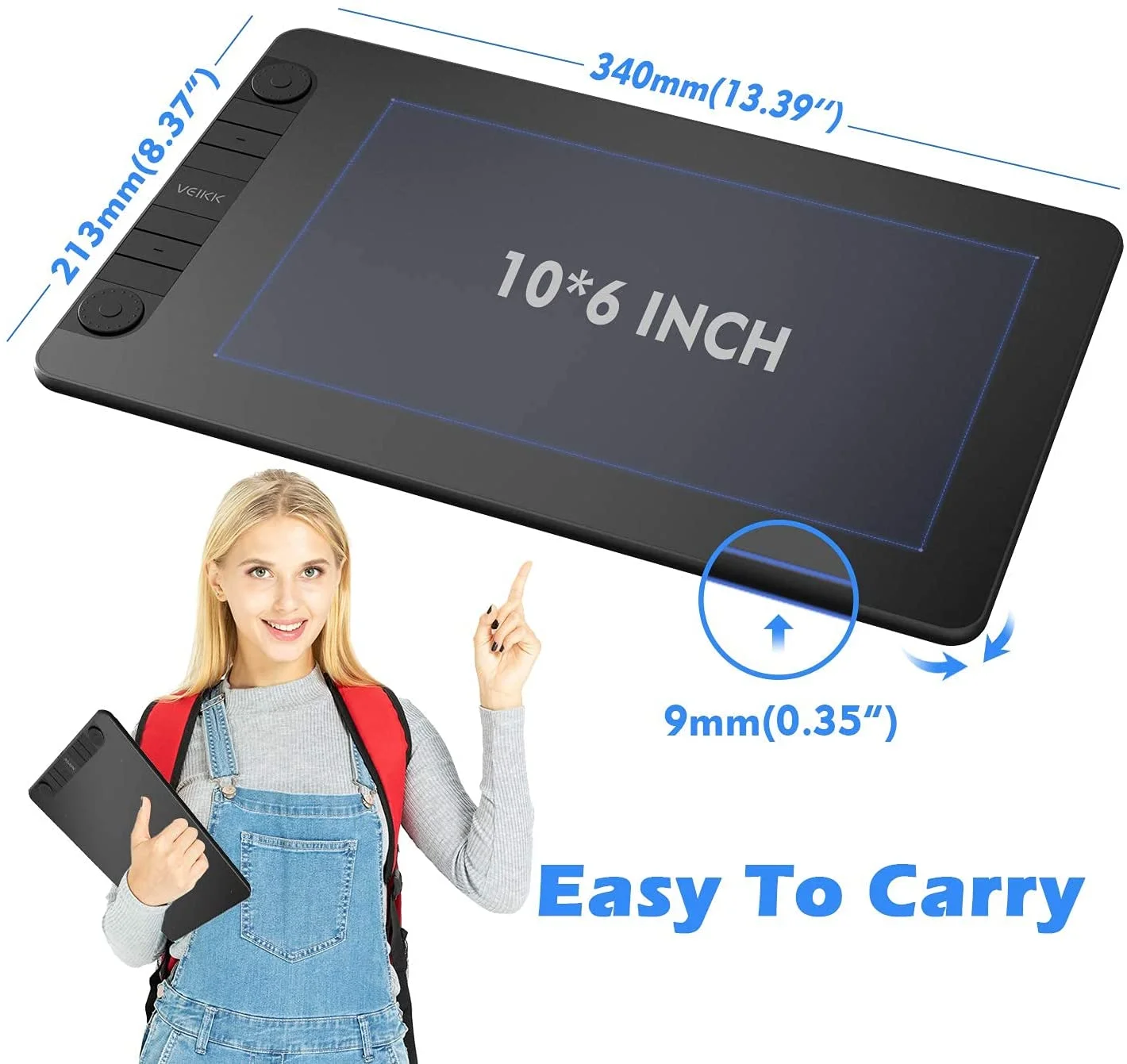 تابلت رسم جرافيك VEIKK VK1060 PRO - Image 6