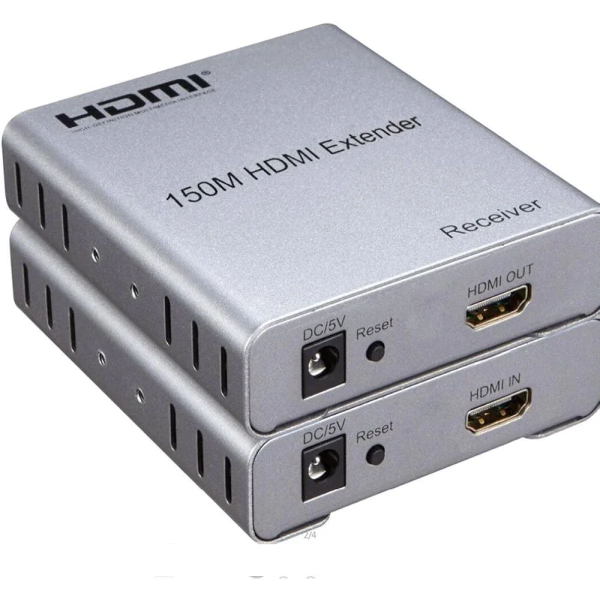 طقم تمديد CKL HDMI عبر Cat6 لمسافة 150 متر مع USB وطاقة