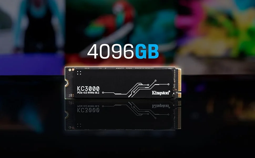 قرص SSD Kingston KC3000 1TB PCIe 4.0 NVMe M.2 SKC3000S/1024G - Thumbnail 7