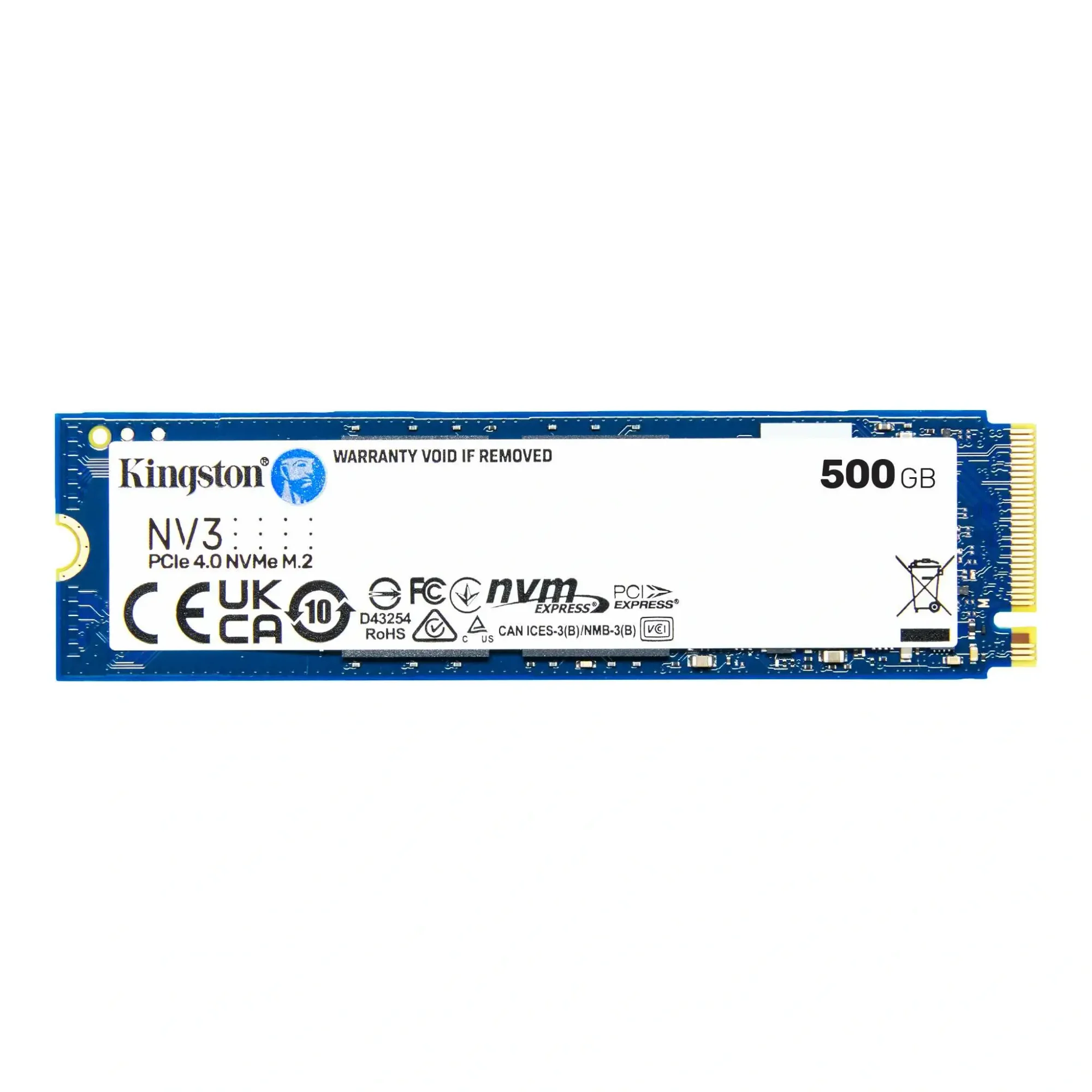 هارديسك  داخلي سعة  SSD Kingston NV3 M.2 PCIe 4.0 NVMe -  500GB  - Thumbnail 3