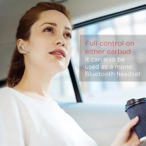 Motorola VerveBuds 800 True Wireless Earbuds with Bluetooth 5.0, IPX4 and Charging Case - Thumbnail 16