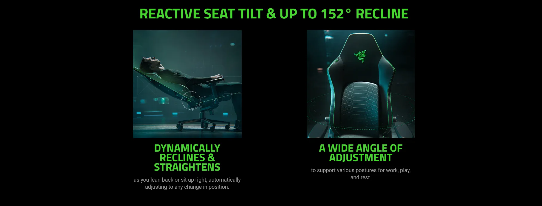 كرسي ألعاب Razer Iskur V2 قماش، إسفنج عالي الكثافة، مساند ذراع 4D، تحمل 136 كغ، دعم متكيف، إمالة مقعد تفاعلية وإمالة ظهر حتى 152°، رمادي داكن - Image 21