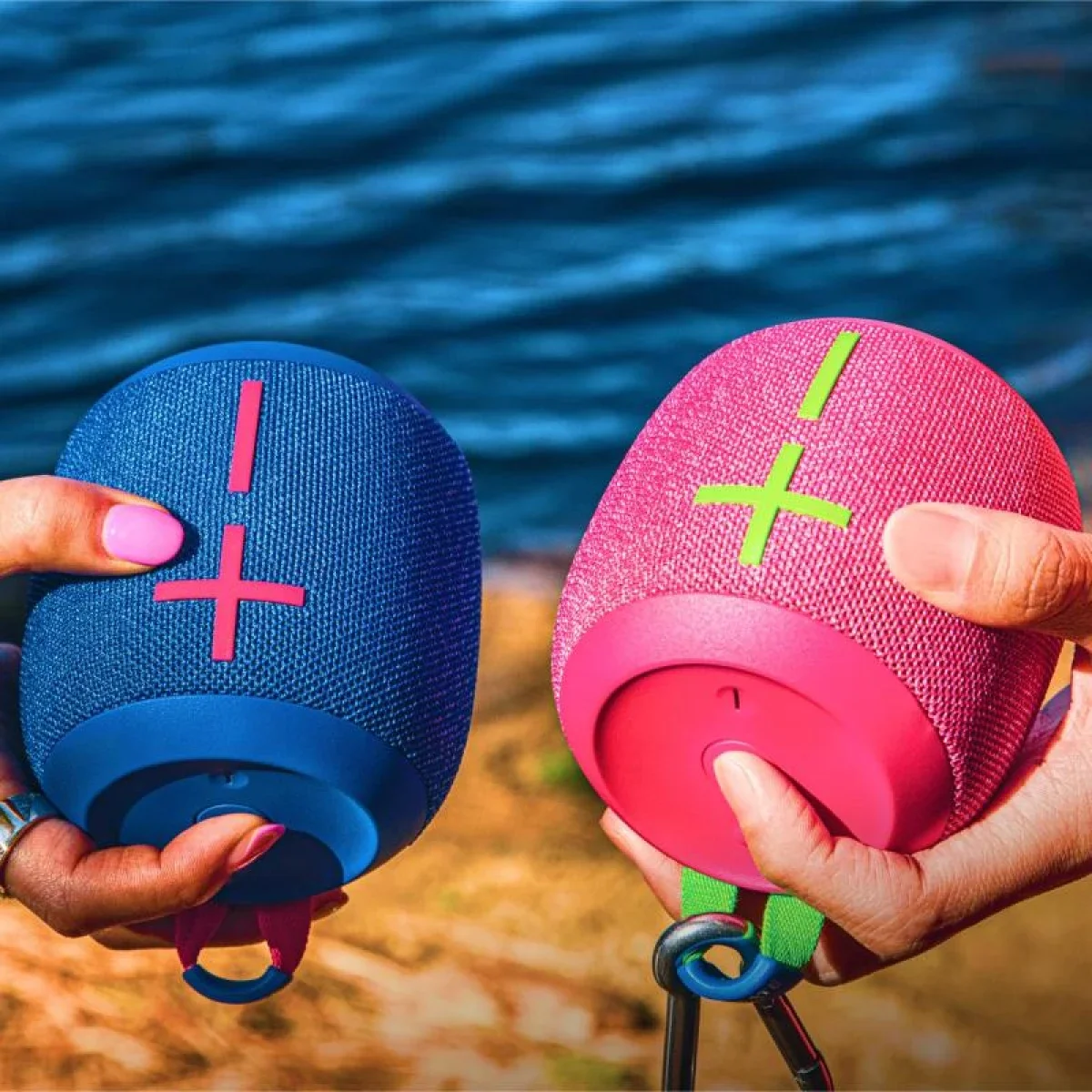 مكبر صوت محمول Logitech WONDERBOOM 3 BT Active بتقنية بلوتوث - وردي - Thumbnail 2