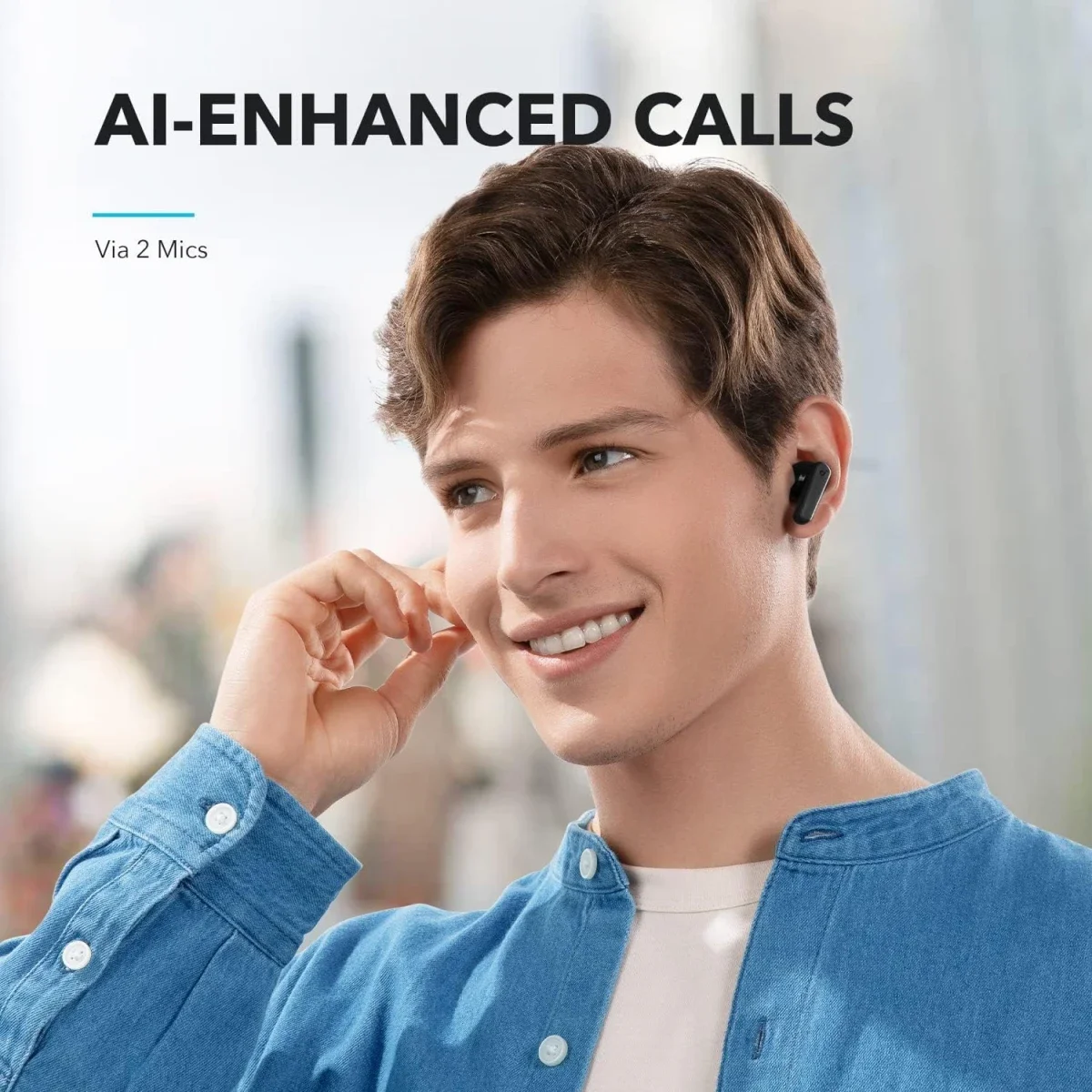 Anker Soundcore R50i True Wireless Earbuds, Bluetooth 5.3, 10mm Drivers, 30H Playtime, Black - Image 6