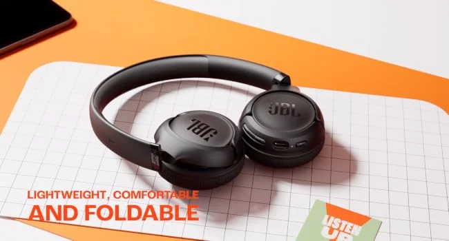 JBL Tune 530BT Wireless On-Ear Bluetooth 6.0 Headphones, 76H Battery Life, Beige - Image 9