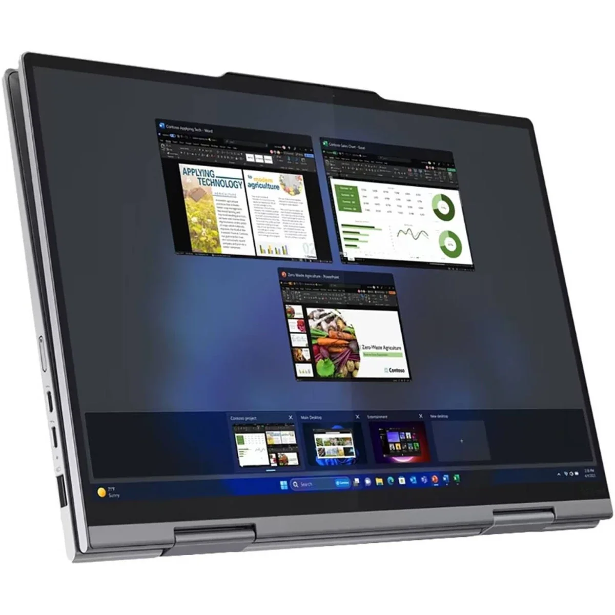 لابتوب Lenovo ThinkPad X1 2-in-1 Gen 10 Aura Edition بشاشة لمس 14 إنش، Core Ultra 7 258V، رام 32GB، SSD 1TB - Image 7
