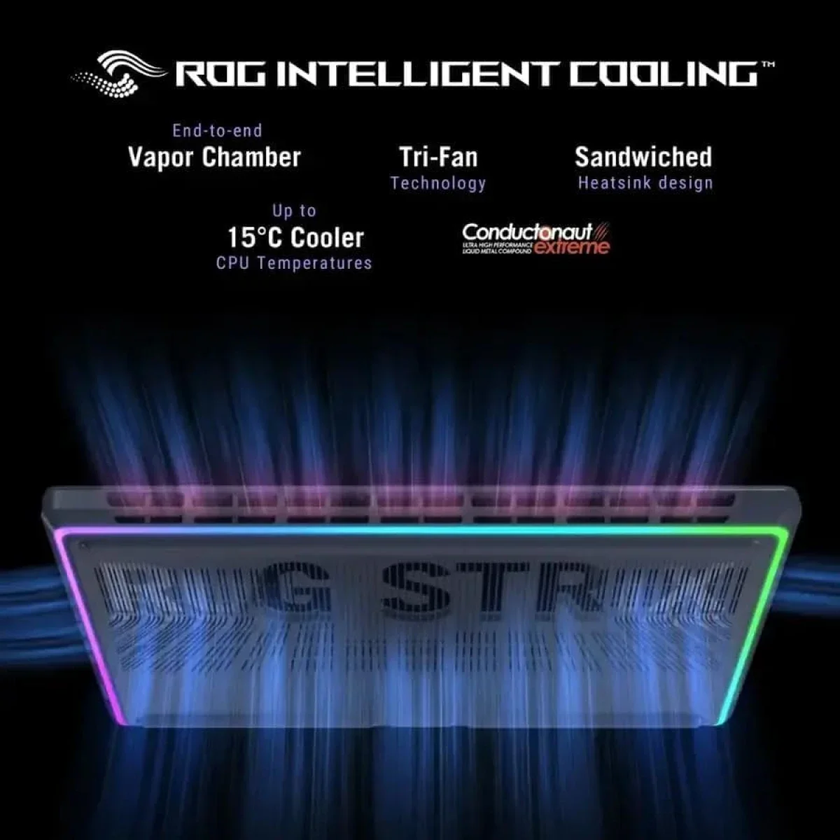 Asus ROG Strix G18 (2025) G815JHR Gaming Laptop 18.0-inch WUXGA 144Hz Core i7-14650HX RTX 5050 16GB RAM 512GB SSD Eclipse Gray - Image 2