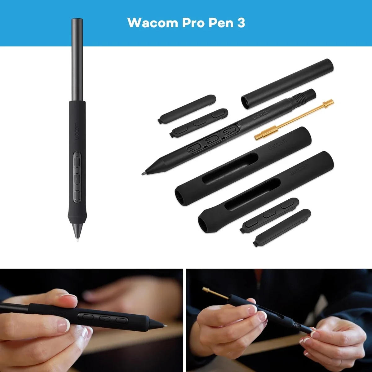 لوح رسم Wacom Intuos Pro (2025) صغير لاسلكي 215 × 163 مم مع Pro Pen 3 - Thumbnail 2
