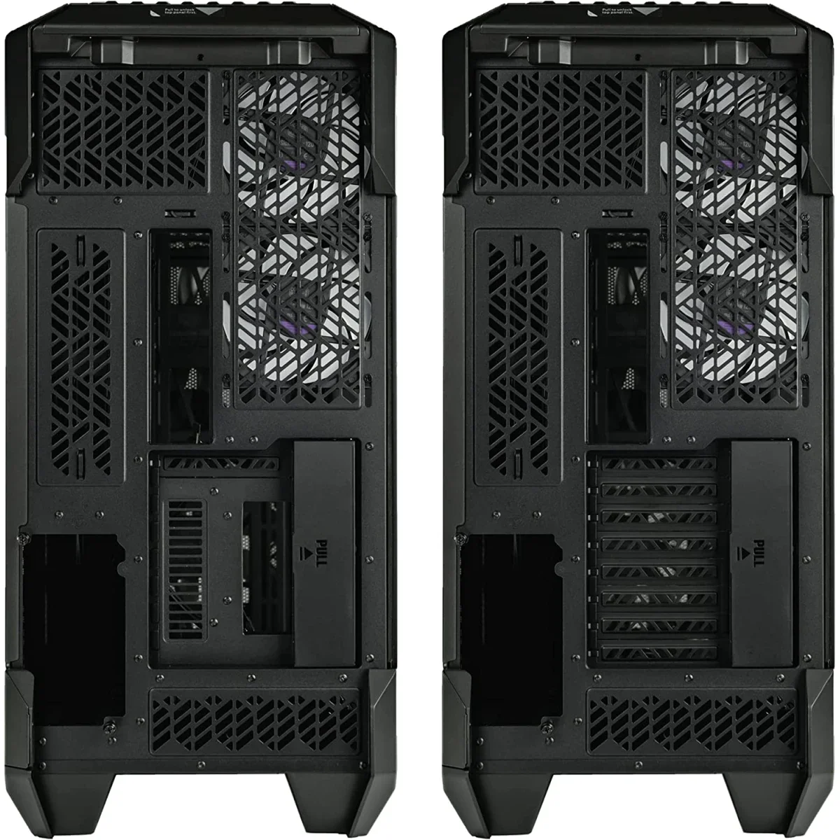 هيكل كمبيوتر Cooler Master HAF 700 EVO فل تاور بتدفق هواء عالٍ ودعم E-ATX مع شاشة IRIS LCD - Thumbnail 5