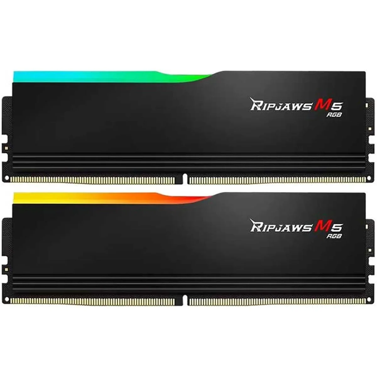 ذاكرة مكتبية G.SKILL Ripjaws M5 RGB سعة 32GB (2x16GB) DDR5 بسرعة 6000 MT/s أسود