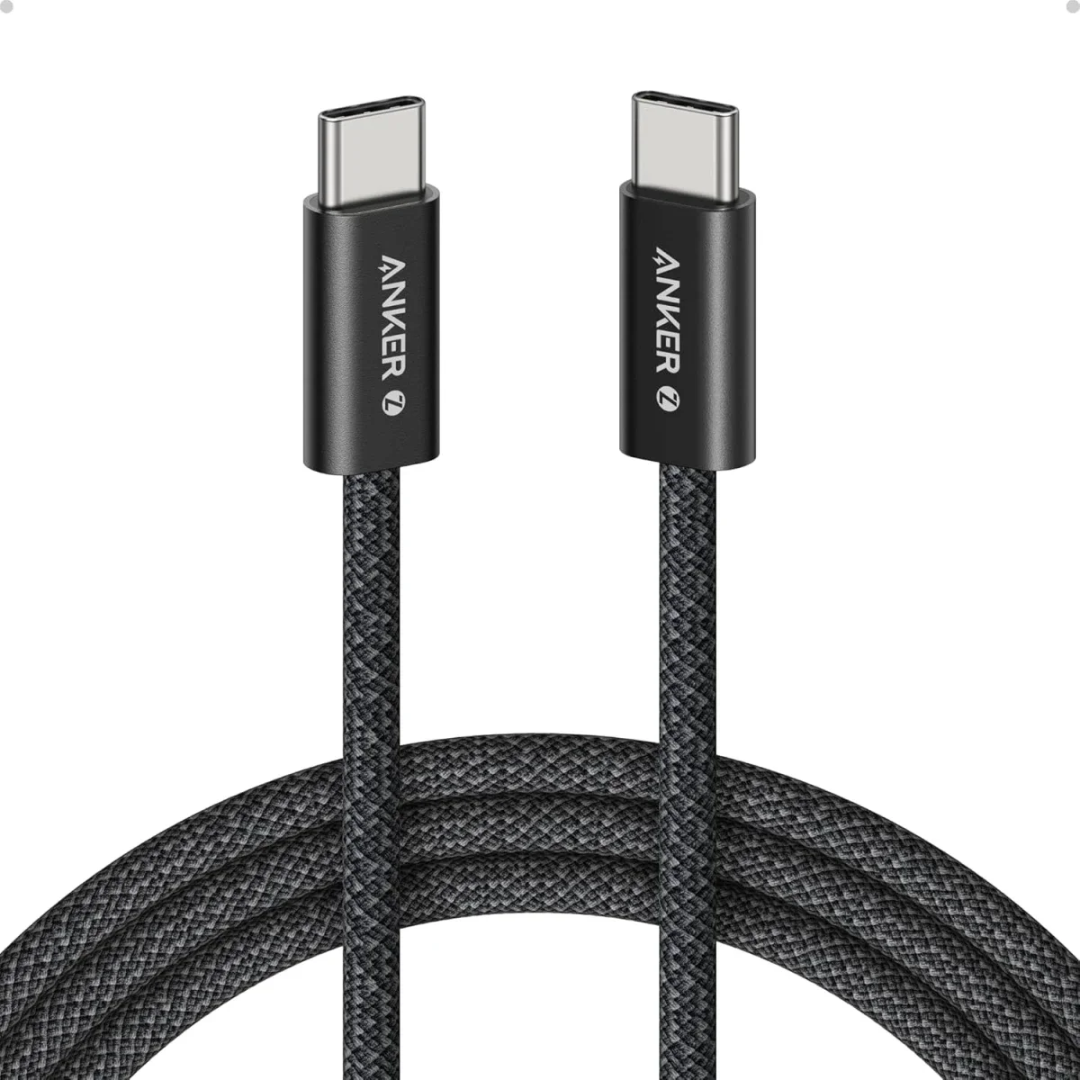 Anker Zolo A8060 USB-C to USB-C Cable 240W Braided 1.5m Black