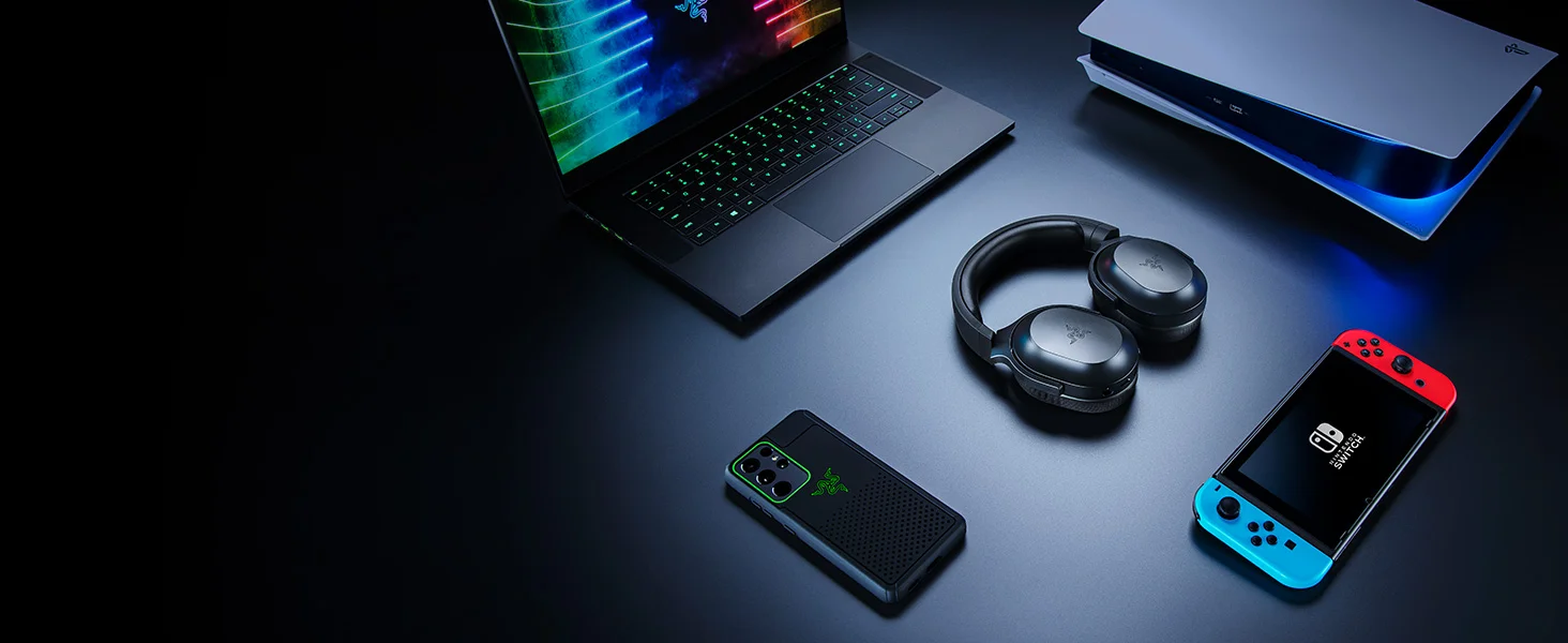 Razer Barracuda X Wireless Gaming & Mobile Headset with Bluetooth, 40mm Drivers, Detachable Mic, 50-Hour Battery - Black - Thumbnail 10