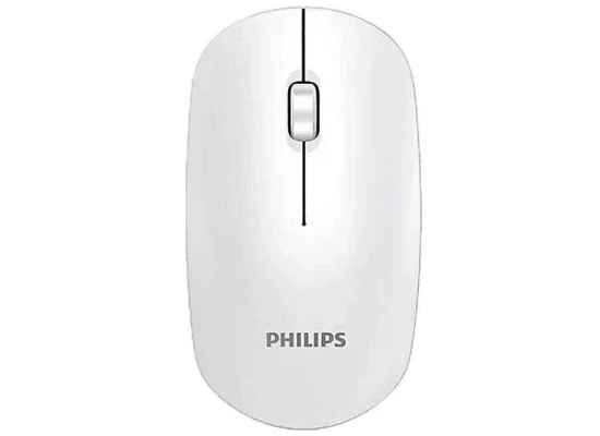 Philips M315 Wireless Silent Rechargeable Mouse 1600 DPI - White - Thumbnail 3