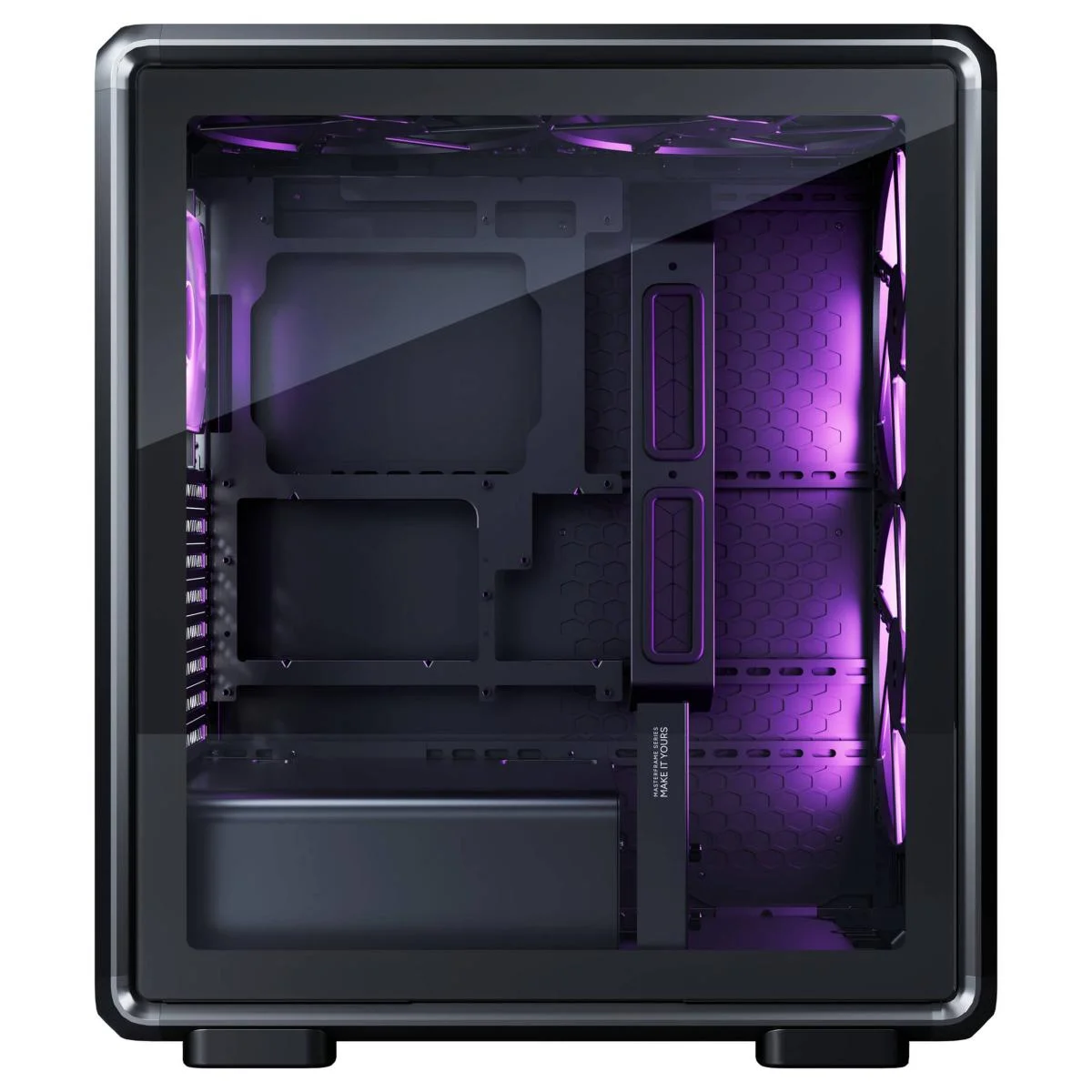 هيكل ألعاب Cooler Master MasterFrame 500 Mesh أسود ATX ARGB ميد تاور - Thumbnail 2