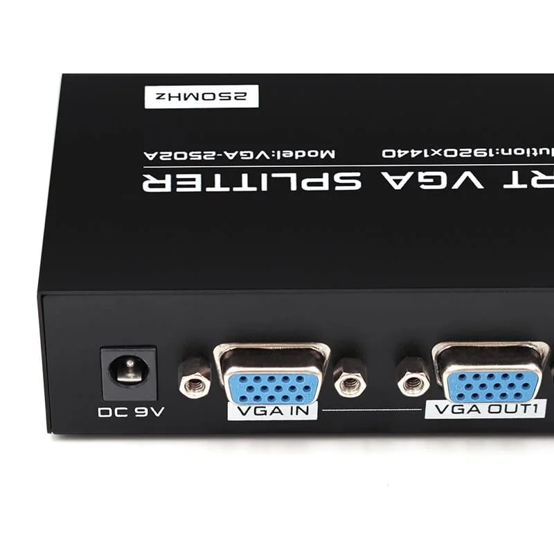 موزع VGA بمنفذين مع طاقة - Image 3