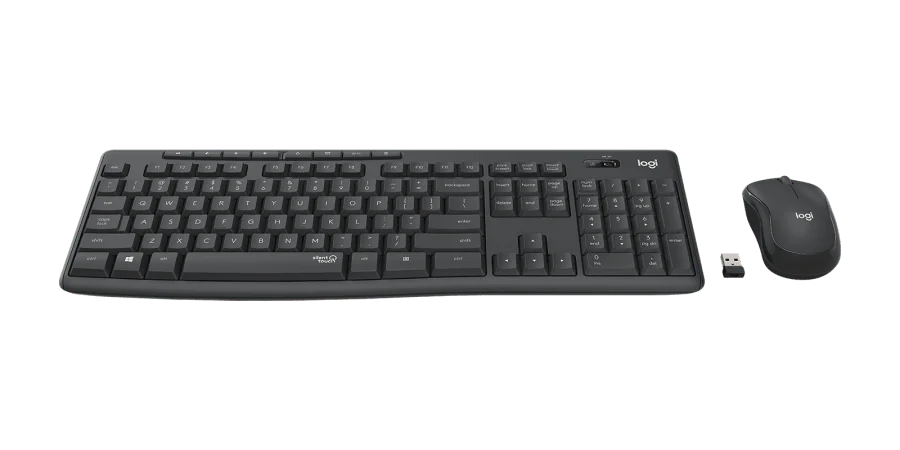 طقم كيبورد وماوس Logitech MK295 لاسلكي بتقنية SilentTouch - Image 13