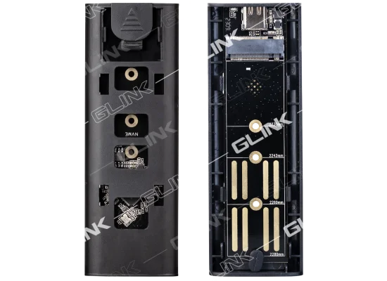 GLINK GHD-036 USB Type-C NVMe/NGFF M.2 SSD Enclosure, 10Gbps - Thumbnail 7