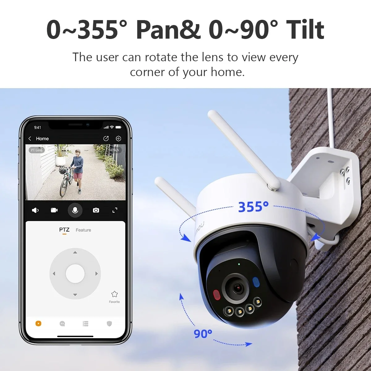IMOU Cruiser SC 4G Outdoor Security Camera 5MP Full-Color Night Vision AI Human Detection IP66 - Image 4