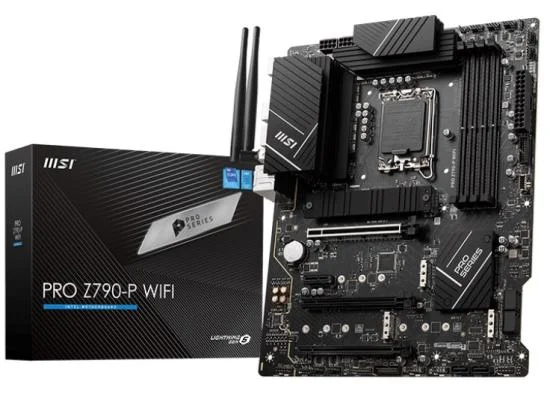 MSI PRO Z790-P WIFI ATX Motherboard, LGA 1700, DDR5, PCIe 5.0, Wi-Fi 6E, 4x M.2 - Image 3