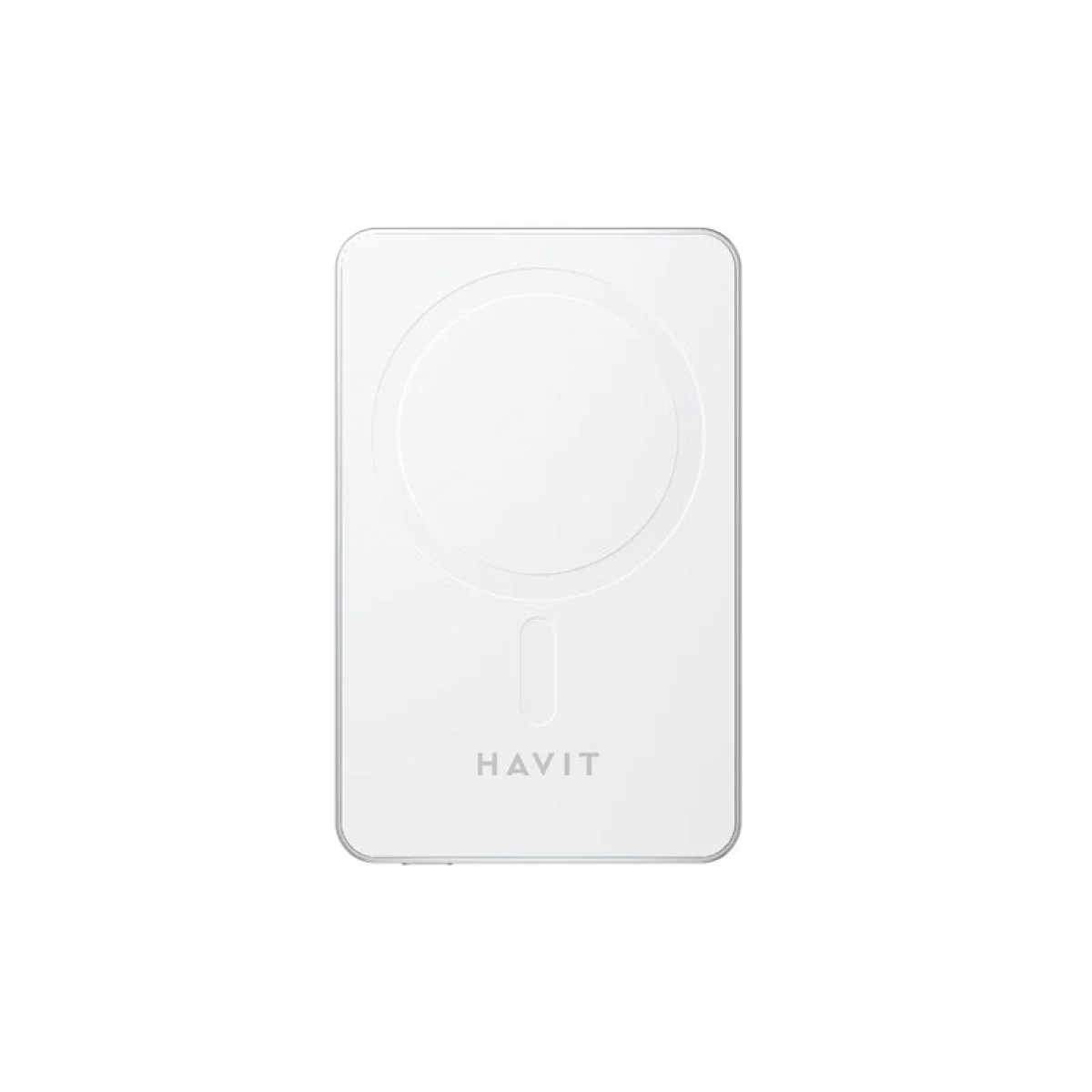 HAVIT PB5216 5000mAh Magnetic Wireless Power Bank White