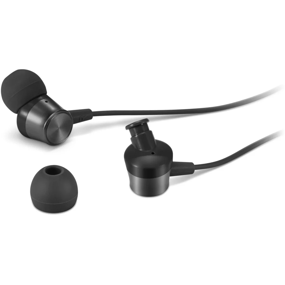 Lenovo USB-C Wired In-Ear Headphones with 9mm Drivers and Microphone - Black - Thumbnail 4